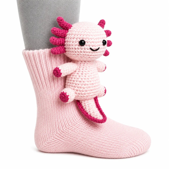 Animal crew socks collection showing multiple character variants