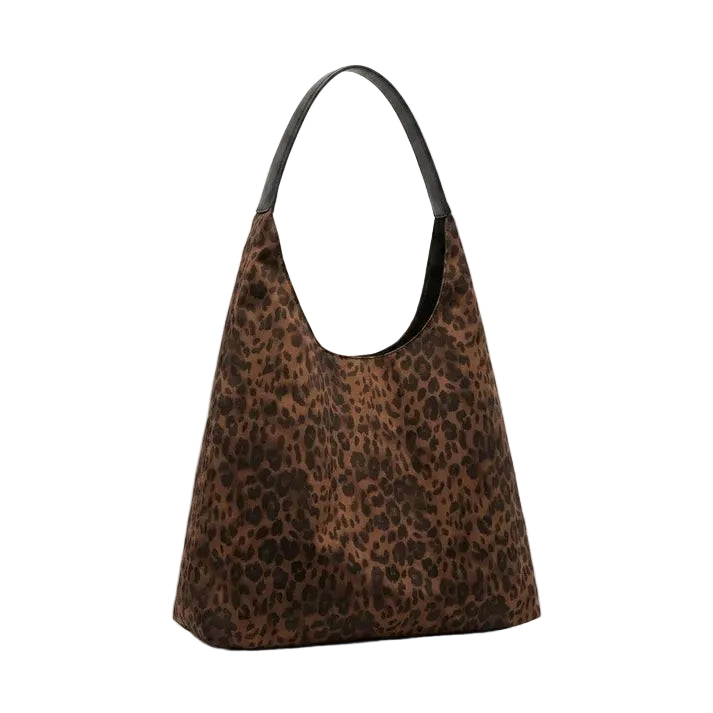 Mila Daily Hobo Bag — large slouchy silhouette, suede-effect exterior